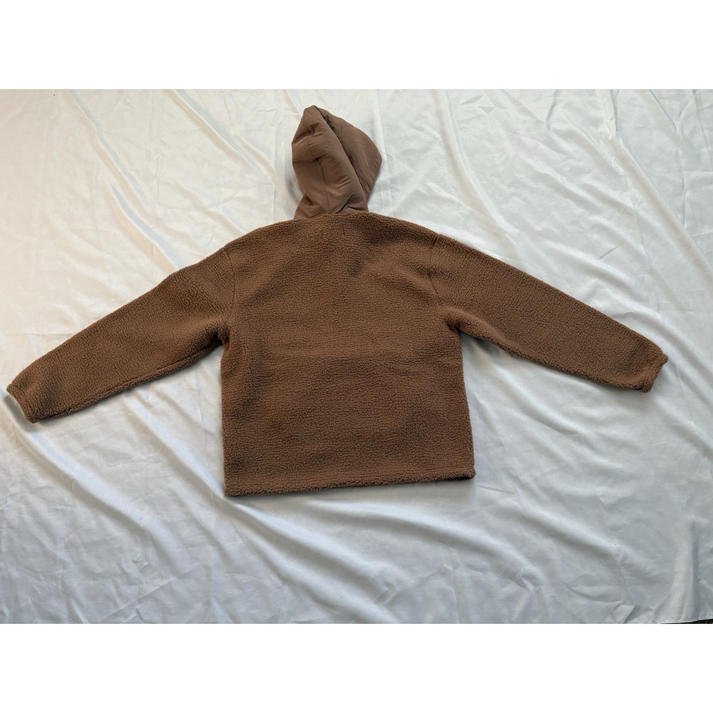NEW Nike Jordan Flight High-Pile Fleece Pullover Hoodie Brown FV7452 Mens Large - Picture 13 of 13